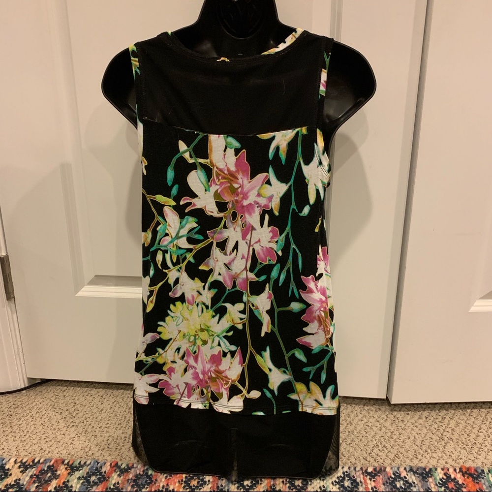 TROPICAL PRINT TOP - Picture 3 of 6